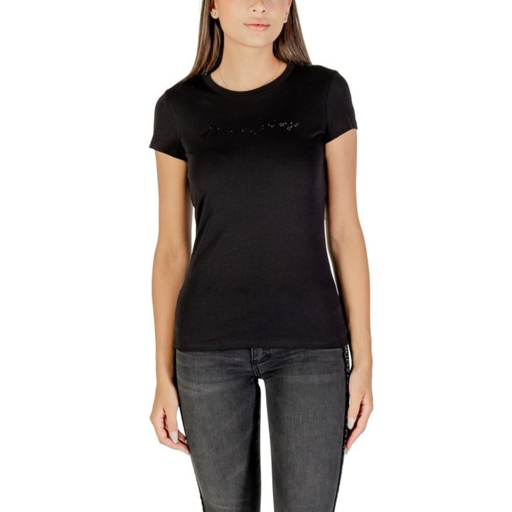 Armani Exchange Black Cotton Women's T-Shirt